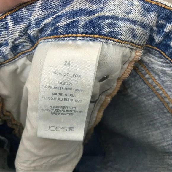 WeWoreWhat by Joes Jeans The Danielle High Rise Button Fly Vintage Wash Jeans 24 - Picture 11 of 11